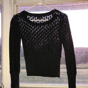 Black Knit Sweaterb